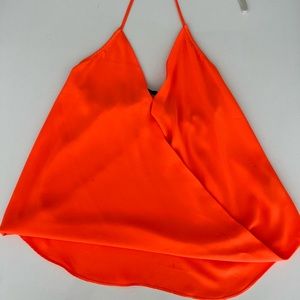 Halter orange top in perfect condition. Olivaceous brand